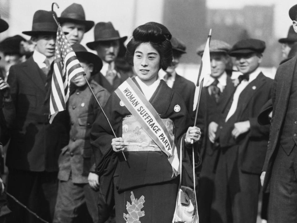 Komako Kimura, a Japanese suffragist.