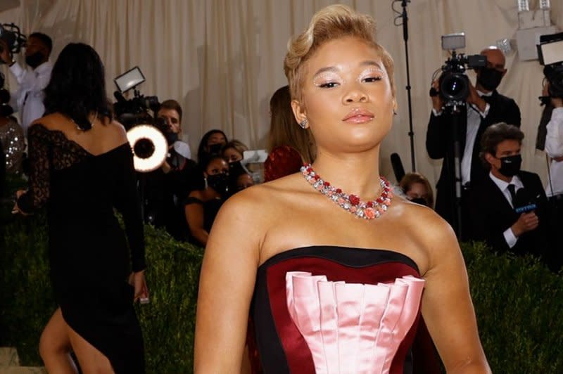 Storm Reid arrives for The Met Gala at The Metropolitan Museum of Art celebrating the opening of "In America: A Lexicon of Fashion" in New York City in 2021. File Photo by John Angelillo/UPI