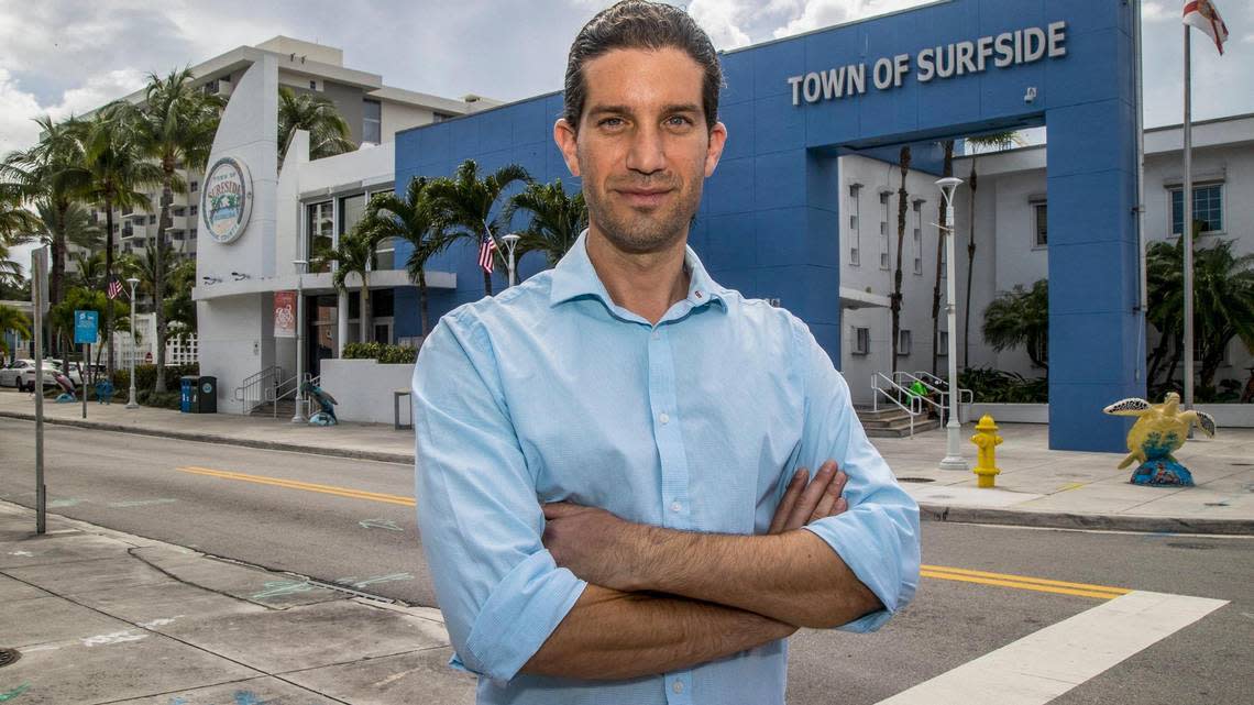 Surfside Mayor Shlomo Danzinger was elected in March 2022. PEDRO PORTAL/ pportal@miamiherald.com