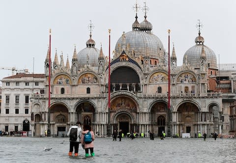 Best to avoid the Venice floods - Credit: AFP/MIGUEL MEDINA