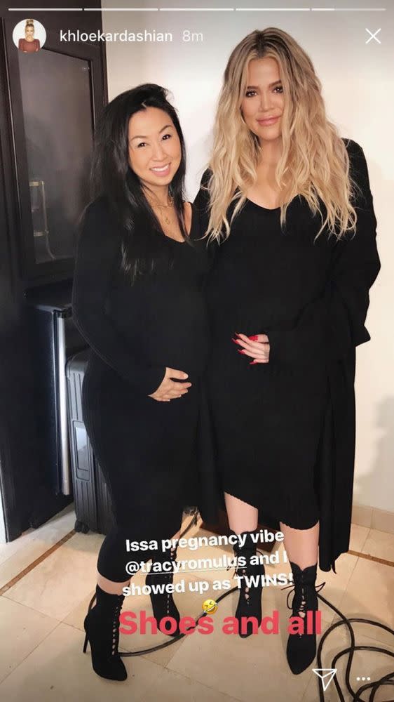 Khloé Kardashian and friend Tracy Nguyen Romulus