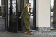 FILE - Actor Gwyneth Paltrow leaves the courthouse on March 21, 2023, in Park City, Utah. Paltrow's live-streamed trial over a 2016 collision at a posh Utah ski resort has drawn worldwide attention, spawning memes and sparking debate about the burden and power of celebrity. (AP Photo/Alex Goodlett, File)