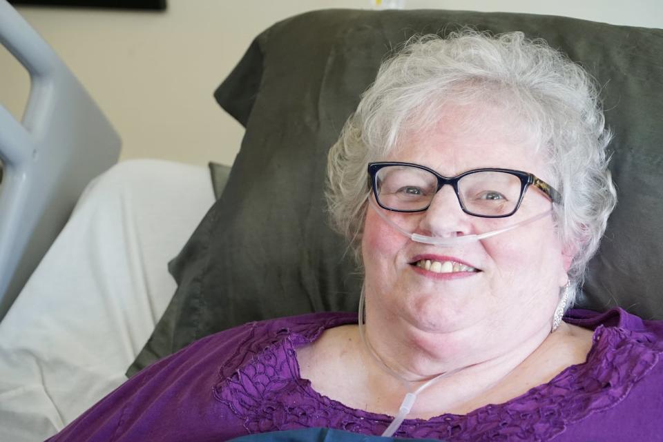 Judi Hopkin has been in virtual isolation at Parkwood Mennonite Home after some recent health issues left her bedridden. She says she's thrilled her daughter is having her wedding at the long-term care home in Waterloo, Ont., on Saturday, July 15, 2023, and that she's able to spend this special time with her.