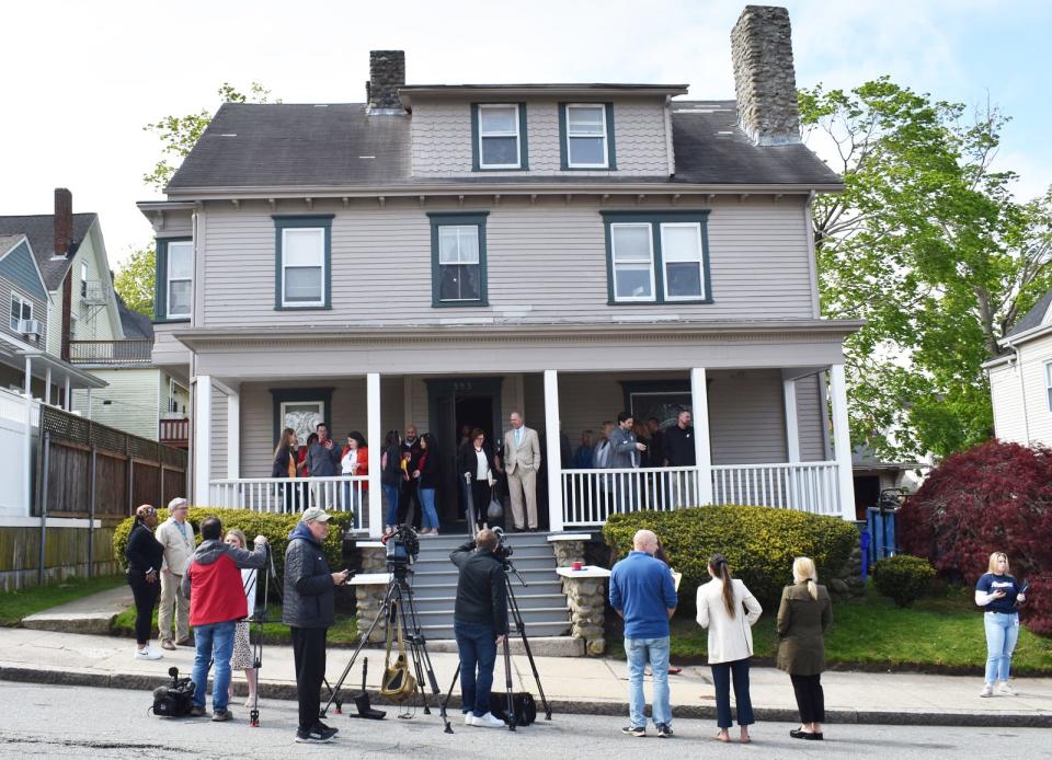 A Department of Children and Families youth house at 353 Lincoln Ave., Fall River, was unveiled after undergoing renovations.