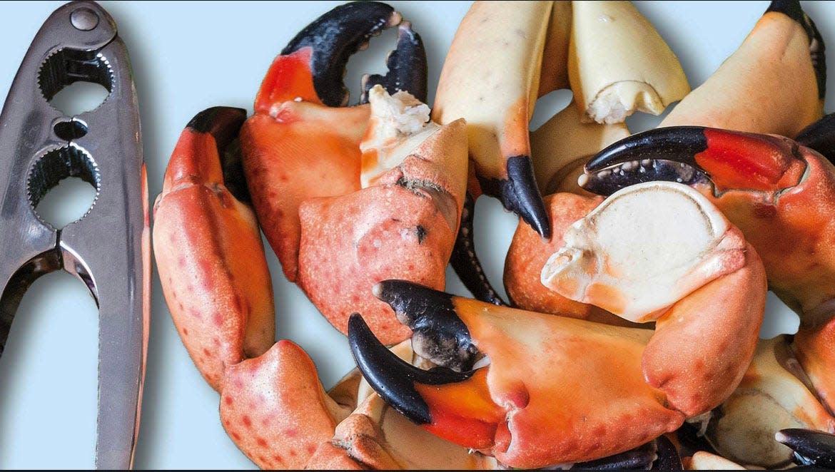 Stone crab claws at PB Catch are 50% off on Monday.