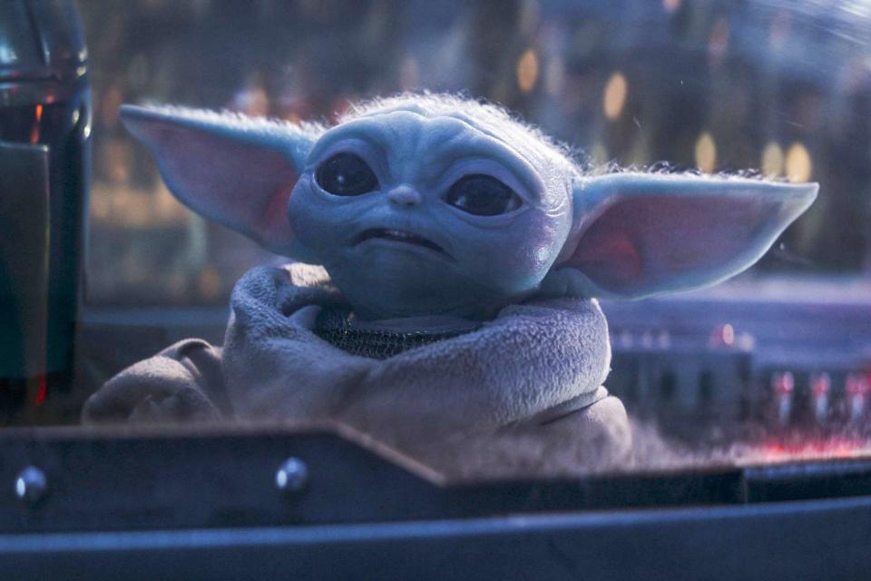 <p>Disney+/Lucasfilm/Everett </p> Grogu, better known as Baby Yoda