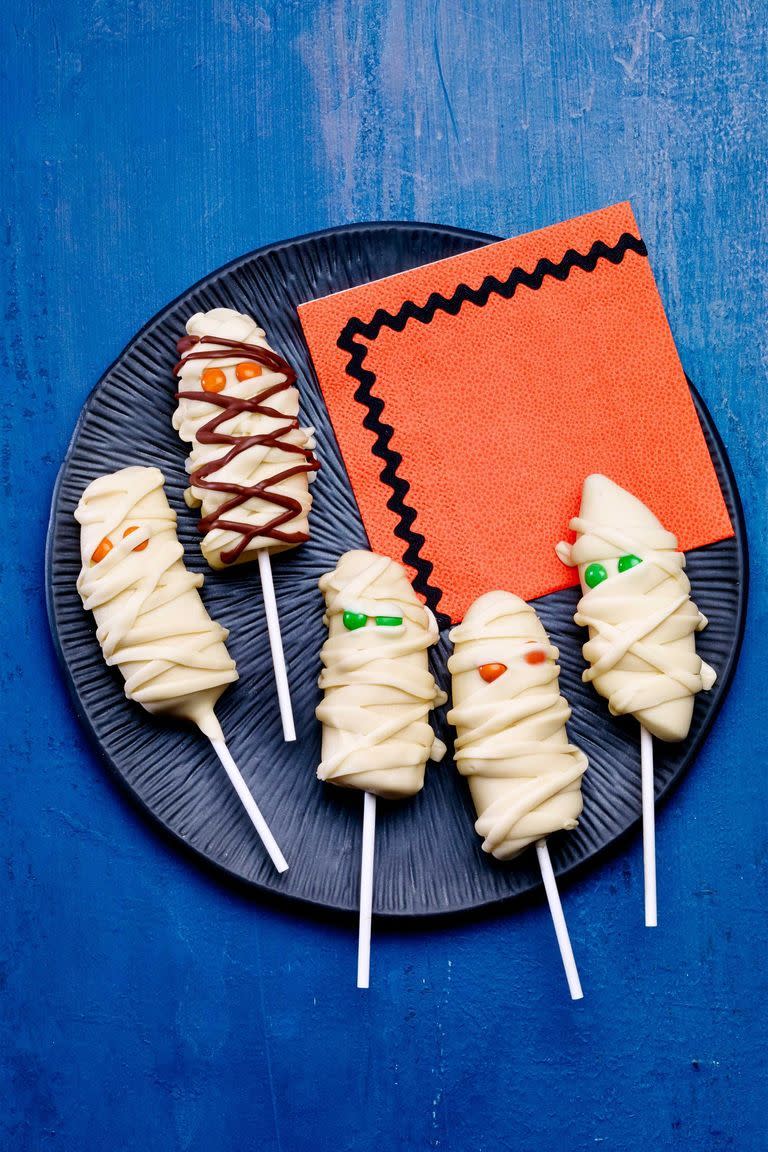 10) Banana Mummy Pops