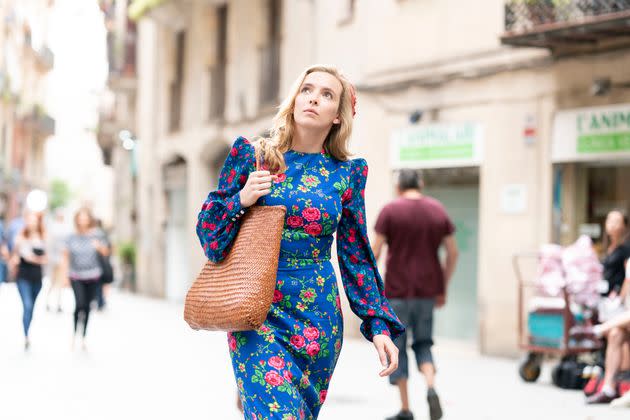 Jodie Comer on the set of Killing Eve (Photo: - via PA Features Archive/Press Association Images)