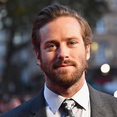 Armie Hammer at a red carpet event