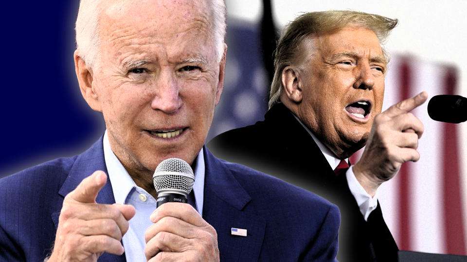 Joe Biden and Donald Trump