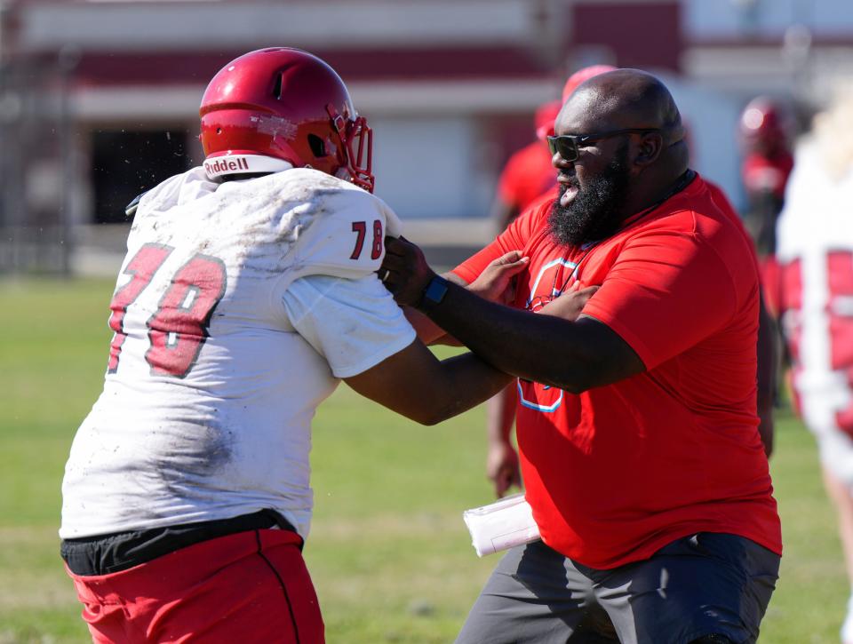 Lester Davis returned to his alma mater as head coach last spring.