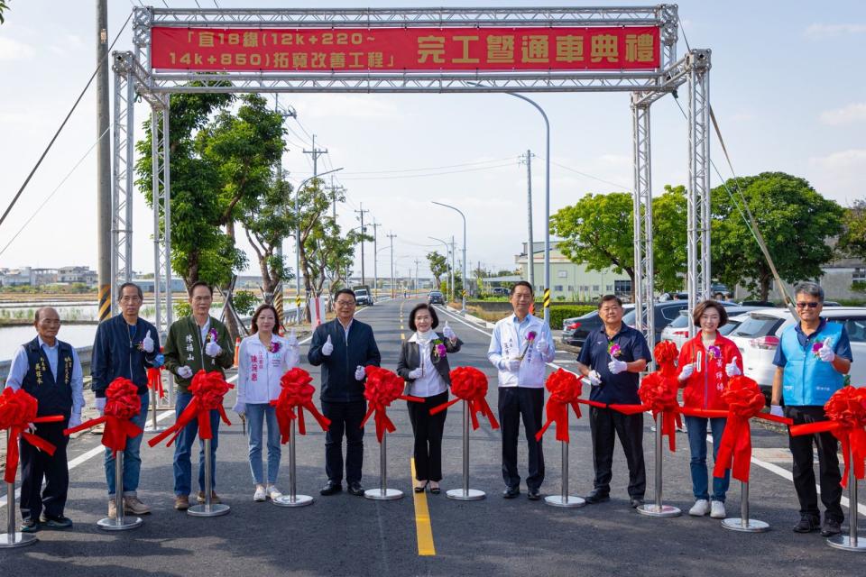 今天完工通車的路段具備連結國5側車道(縣191線)，向東前往壯圍鄉及向西前往宜蘭市之地區道路，這次拓寬改善為雙車道，改善壯圍鄉通往宜蘭市之交通路網動線，便利民眾通行，提升當地居民、外來旅客往來之交通安全及生活品質，改善運輸效能將帶動周邊產業及觀光發展。