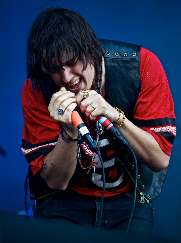 Julian Casablancas Performs at Governors Ball Music fest