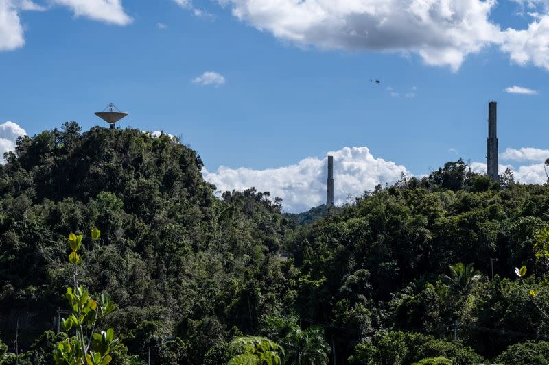 Telescope collapses in Puerto Rico