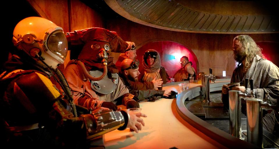 Space Dive, a three-day cosplay event in Detroit, recreated the look and feel of the "Star Wars" cantina in 2022.