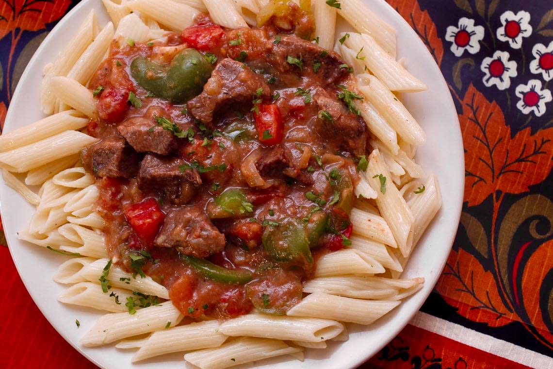 Hungarian goulash at Taste of Europe in Arlington.