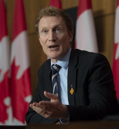 Marc Miller, the federal minister of Crown-Indigenous relations, says the Canadian government has disrespected the First Nations for 100 years. THE CANADIAN PRESS/Adrian Wyld