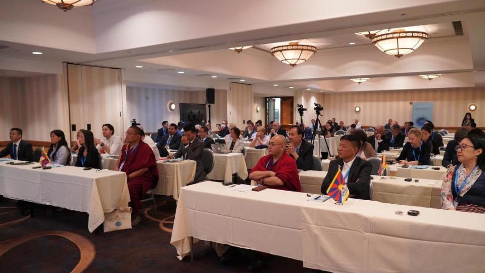 民進黨立委洪申翰近日赴美參與世界議員西藏大會。（圖/洪申翰辦公室提供）