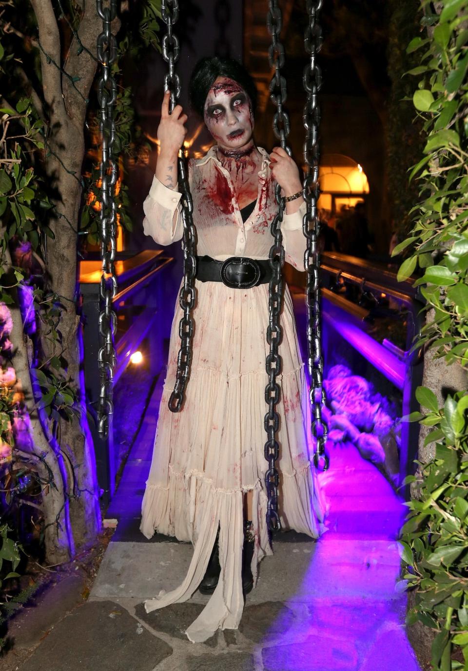 Demi Lovato on Halloween in 2013.