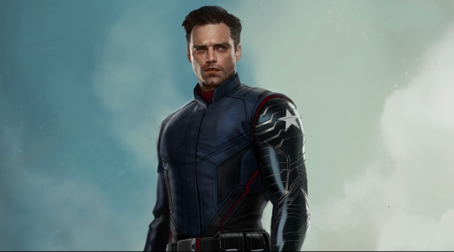 sebastian stan as bucky barnes in falcon and the winter soldier