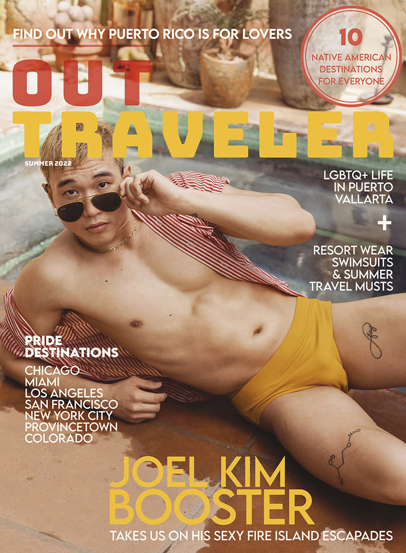 Joel Kim Booster Wears Speedos, Fave Fire Island Gear in New Covers