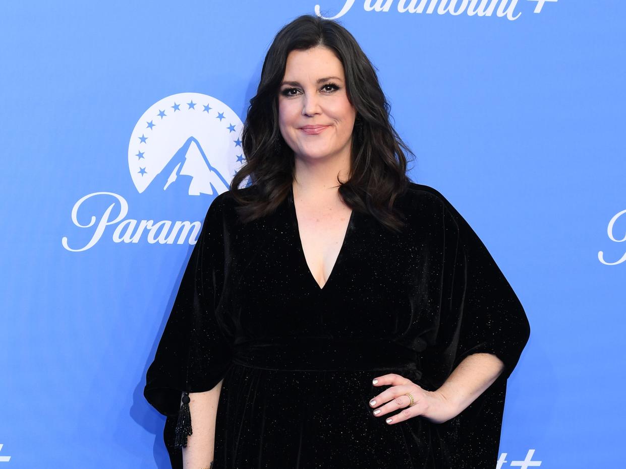 Actress Melanie Lynskey on the red carpet at the Paramount+ UK Launch