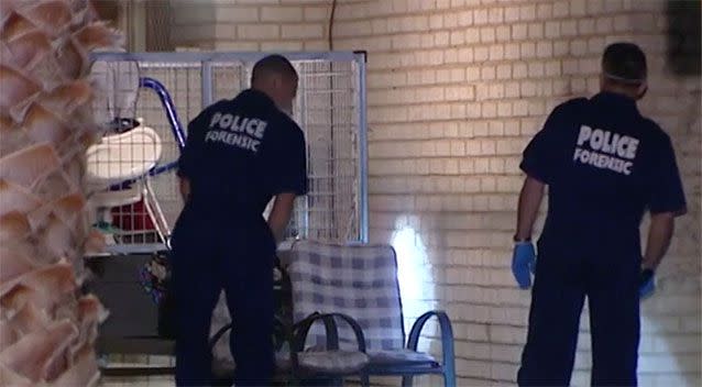 Seven News understands two children were in the home as the man was bashed. Source: 7 News