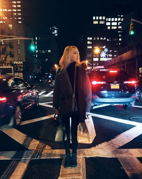 Stopping traffic in New York City. (Instagram/olympiagreece)