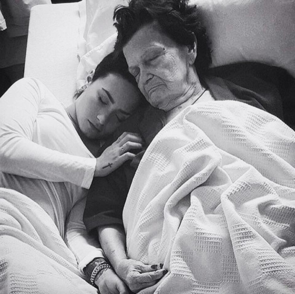 Demi Lovato just posted the most touching tribute to her great-grandmother