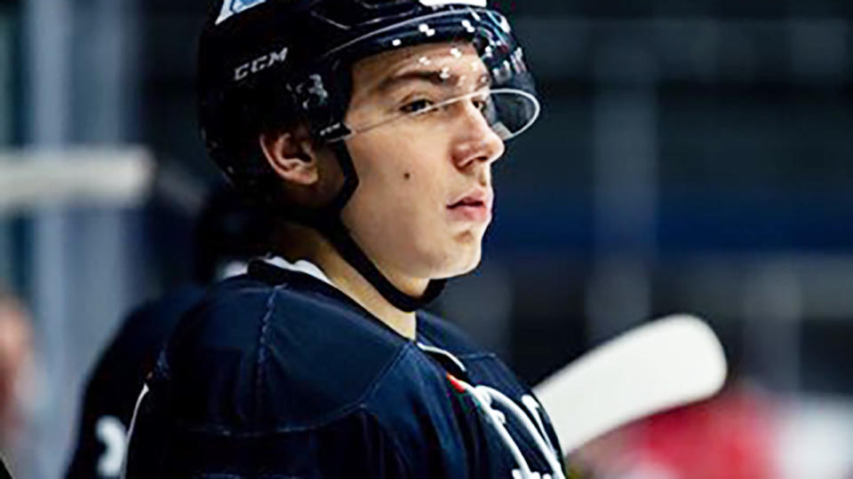 Timur Faizutdinov, pictured here during an ice hockey game in Russia.