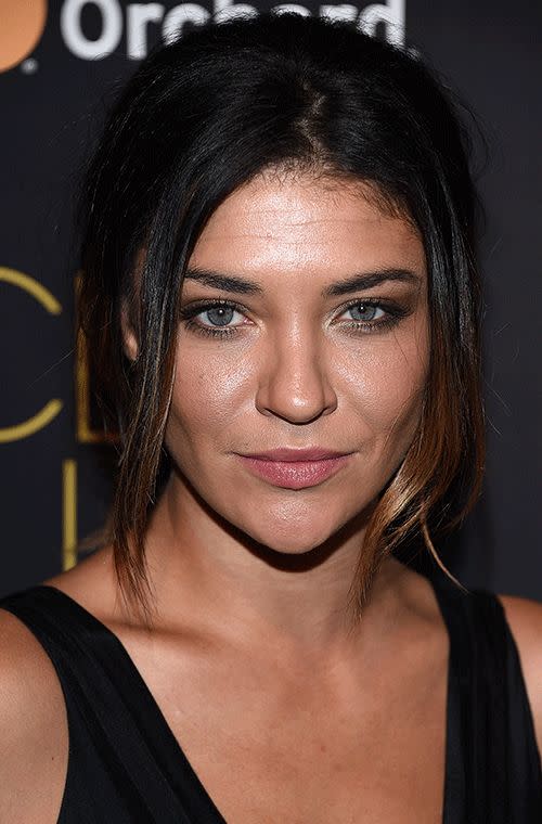 The actress at the New York screening of <i>Club Life</i> flaunting her natural beauty with a touch of rosy pink lipstick, shimmery bronzer and a subtle splash of smoky shadow, making for a very seductive look.