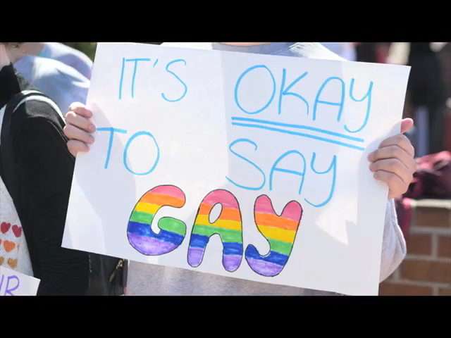 About 50 students from Fort Walton Beach High School held a rally after school recently to protest the "Don't Say Gay" bill. Gov. Ron DeSantis is poised to sign the legislation, but debate over the bill is certain to continue after the ink has dried on the governor's signature.