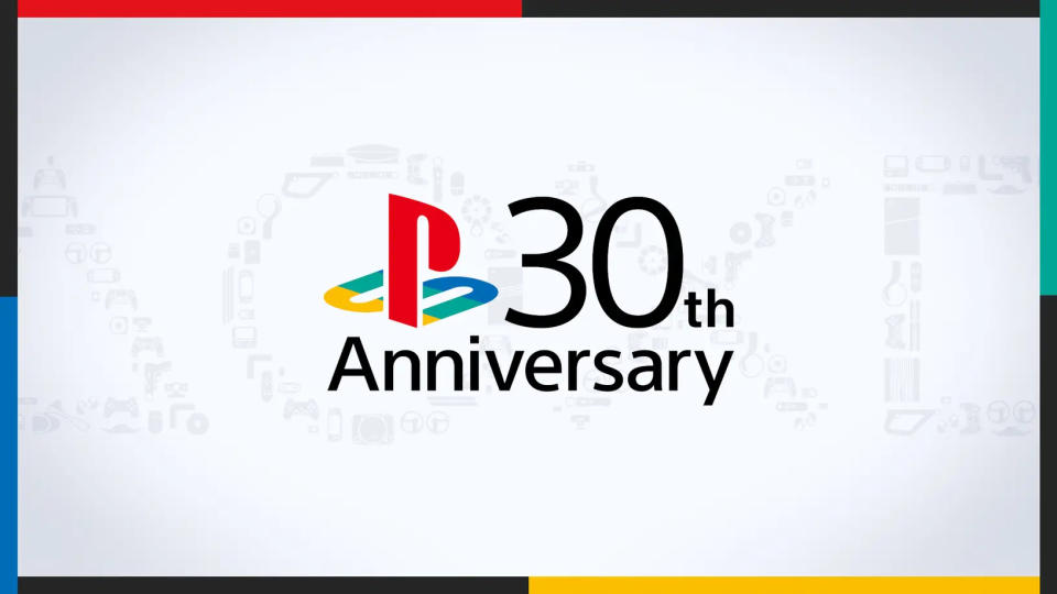 PlayStaton 30th anniversay graphic