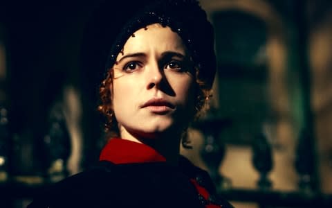 Jessie Buckley as Lorna Bow in Taboo - Credit: BBC