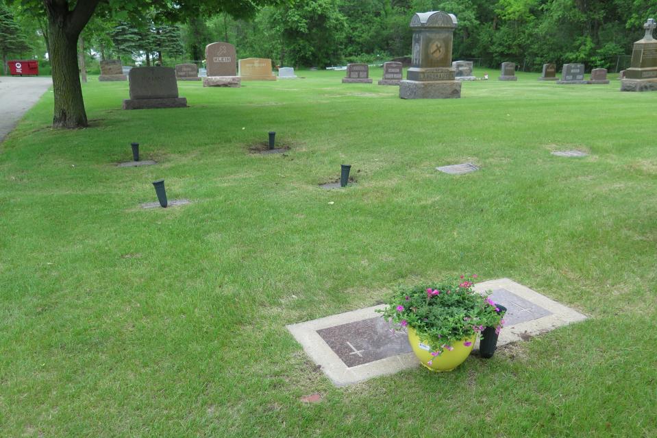 St. Mary's Cemetery, in Alexandria, MN, where Shelley Sumpter's family is buried.