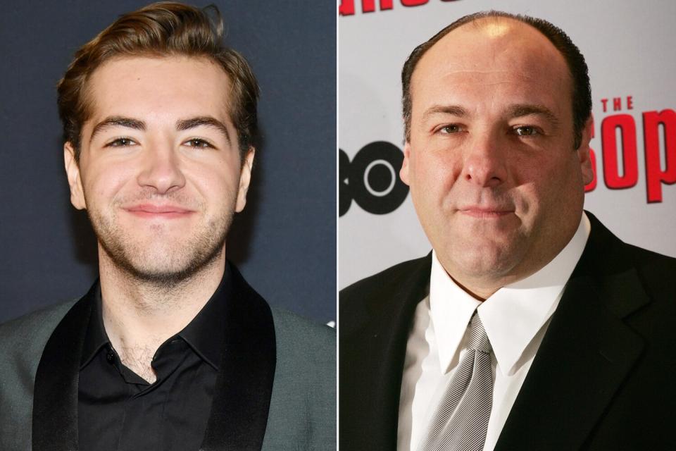 Michael Gandolfini and James Gandolfini