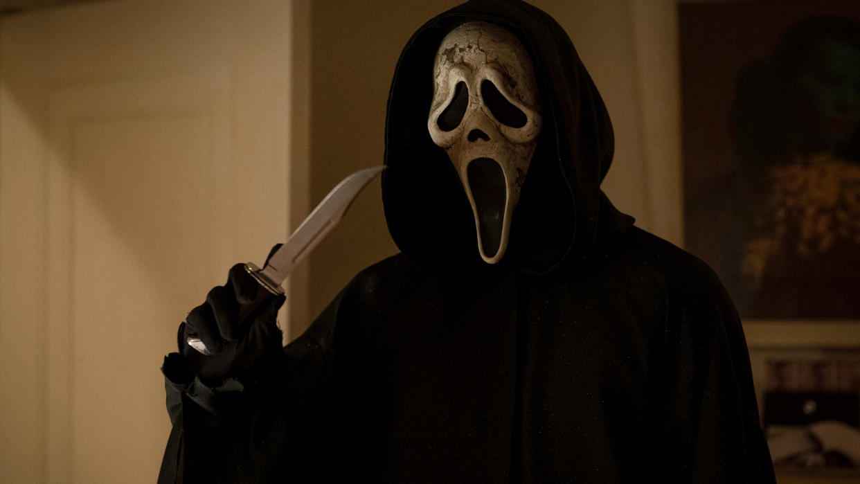  Ghostface in Paramount Pictures and Spyglass Media Group's Scream VI. Photo by Philippe Bossé 