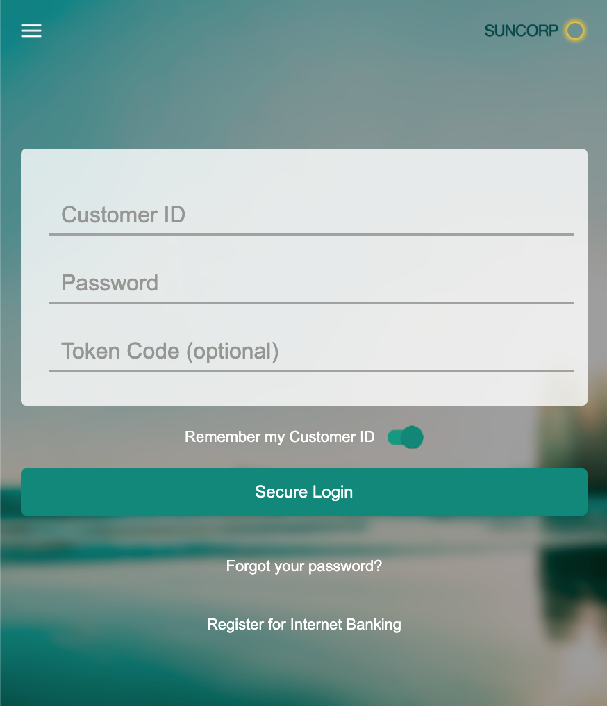 Fake Suncorp login mobile login screen. (Image: Cisco Talos)