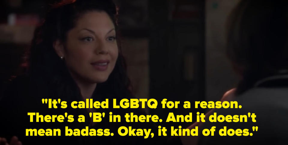 “I wanted to pursue a storyline where Callie would discover that she was attracted to women as well as men,” Sara explained. “[Shonda Rhimes] knew I was bi.