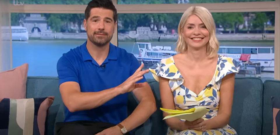 Holly returned to the show in a throwback clip (ITV/This Morning)