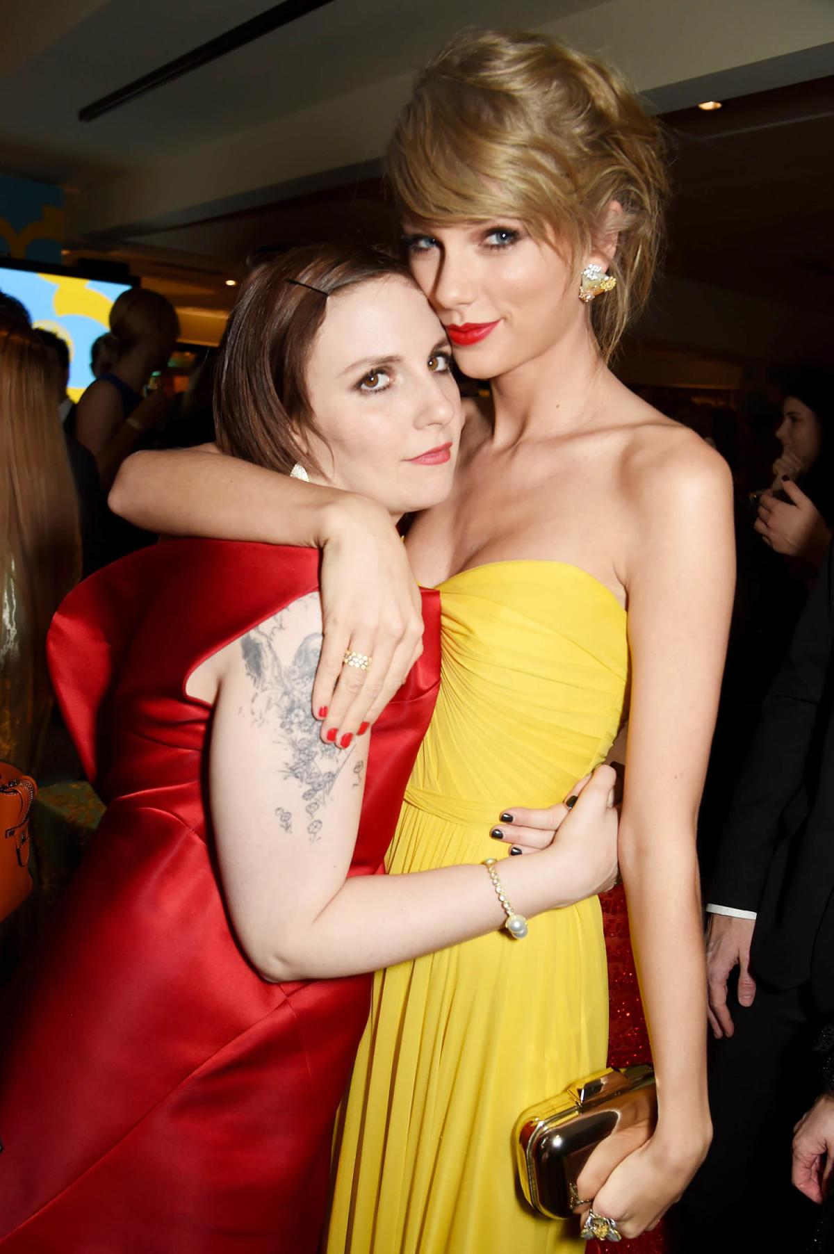 Lena Dunham says she protects Taylor Swift “in every way”