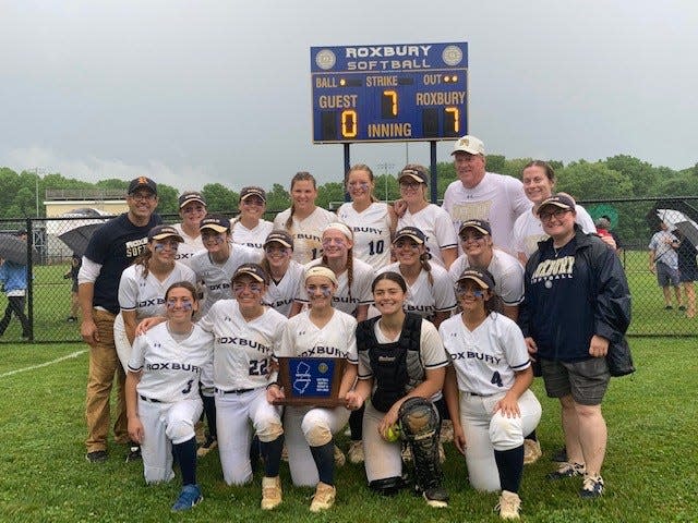 Roxbury defeated Morris Knolls, 7-0 to win their second straight North 1, Group 3 softball championship on Friday May 27, 2022 in Roxbury.