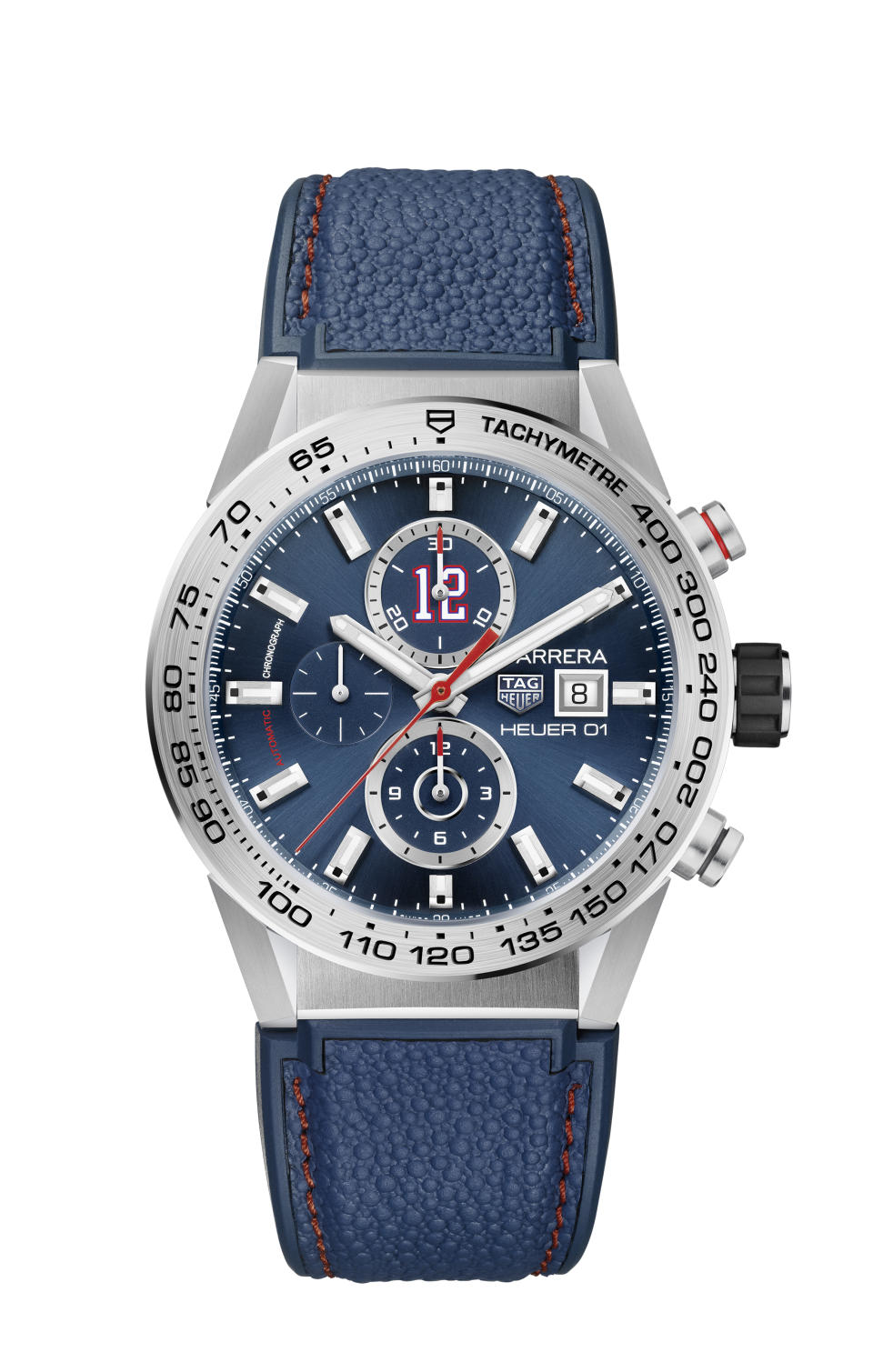 The Heuer 01 chronograph that Brady helped design. (Photo: Courtesy of Tag Heuer)