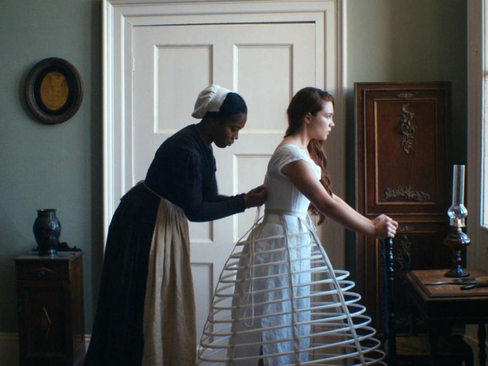Naomi Ackie alongside Florence Pugh in ‘Lady Macbeth’ (Shutterstock)