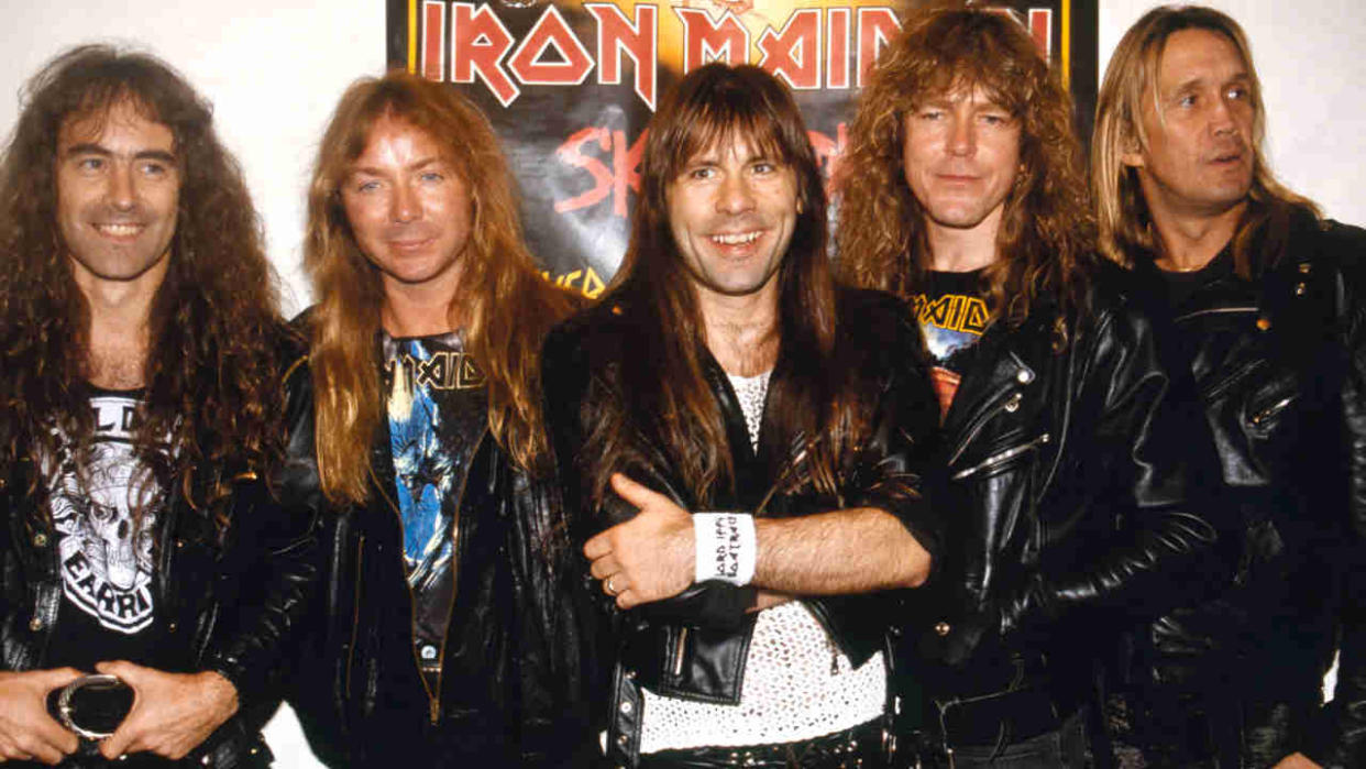  Iron Maiden line up in 1992. 