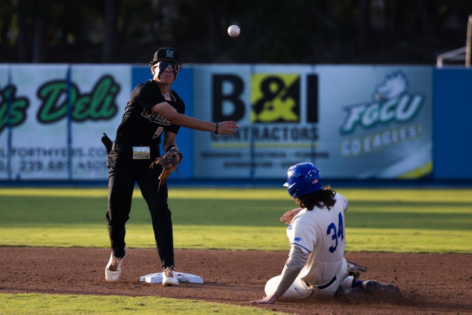 St. John Neumann played Canterbury at Swanson Stadium in the District 2A-12 final on Thursday, May 4. The Celtics won 7-6.