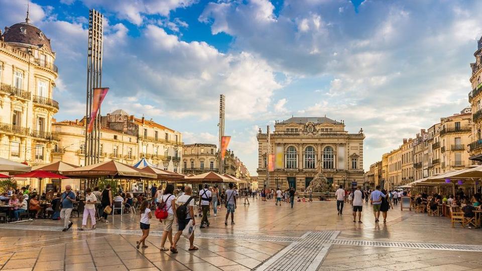 Place de la Comedie in Montpellier