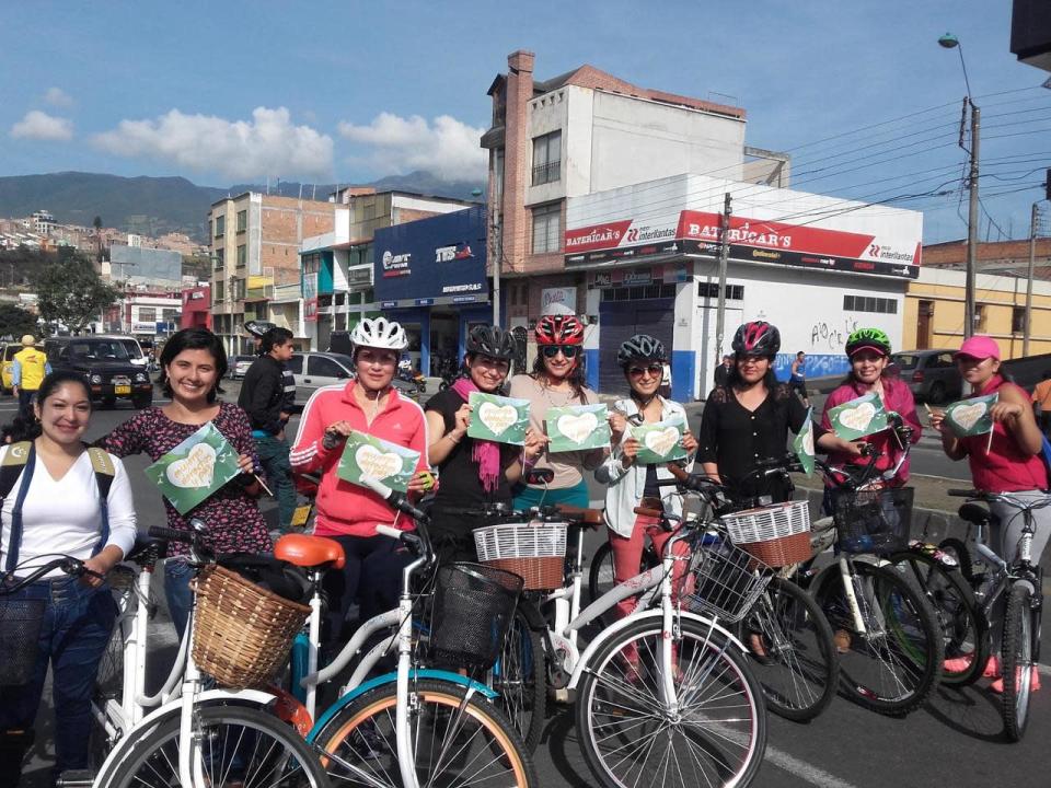 Imagen Facebook: Mujeres en Bici Pasto (Colombia)