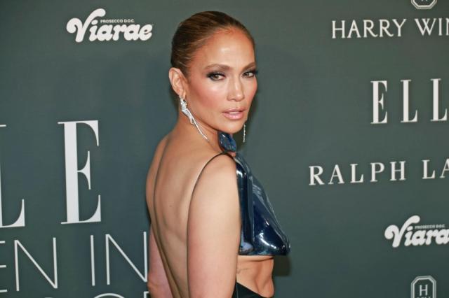 Jennifer Lopez Wears Bold Breastplate Alongside Ben Affleck on Red