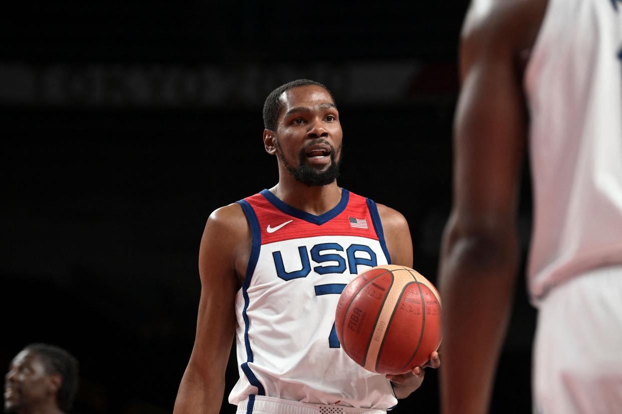 Kevin Durant in action for USA (Getty)